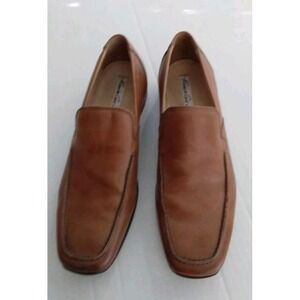 Kenneth Cole Leather Loafers Dress Shoes Slip‎ On Comfort Brown Size?